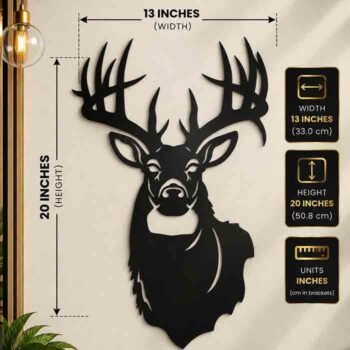 deer metal art
