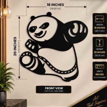 panda metal art