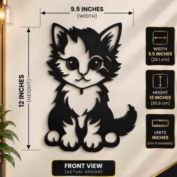 cat metal art