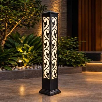 outdoor metal garden lamps