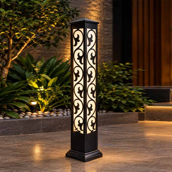 lamp7 outdoor metal garden lamps
