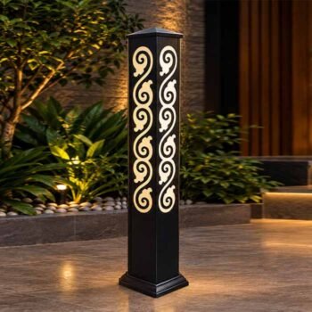 Size 3ft Height x 4 inc Diameter, Powder Coating, LED/SMD Light, 18 SWG