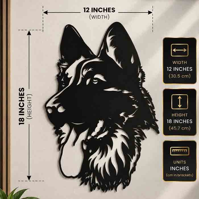puppy2wallart dog metal art