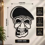 skull metal art